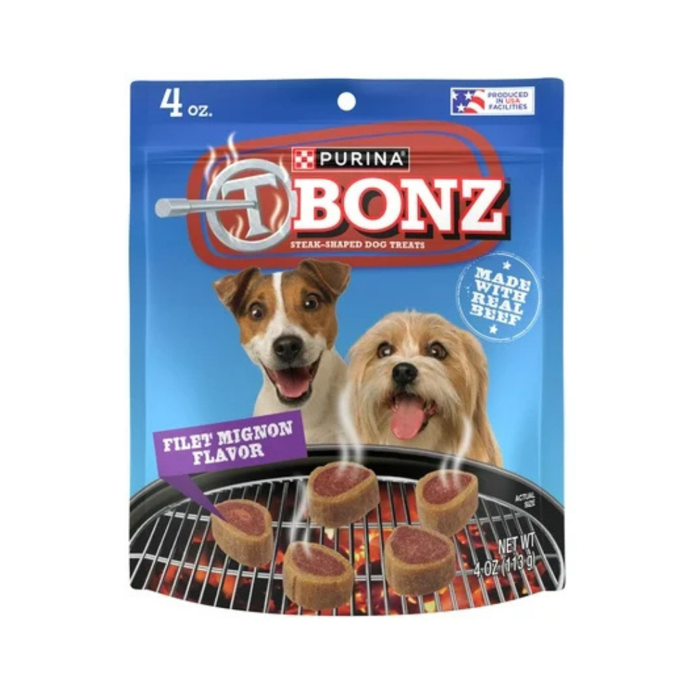 Purina T-Bonz Filet Mignon Flavor Dog Treats (4oz)