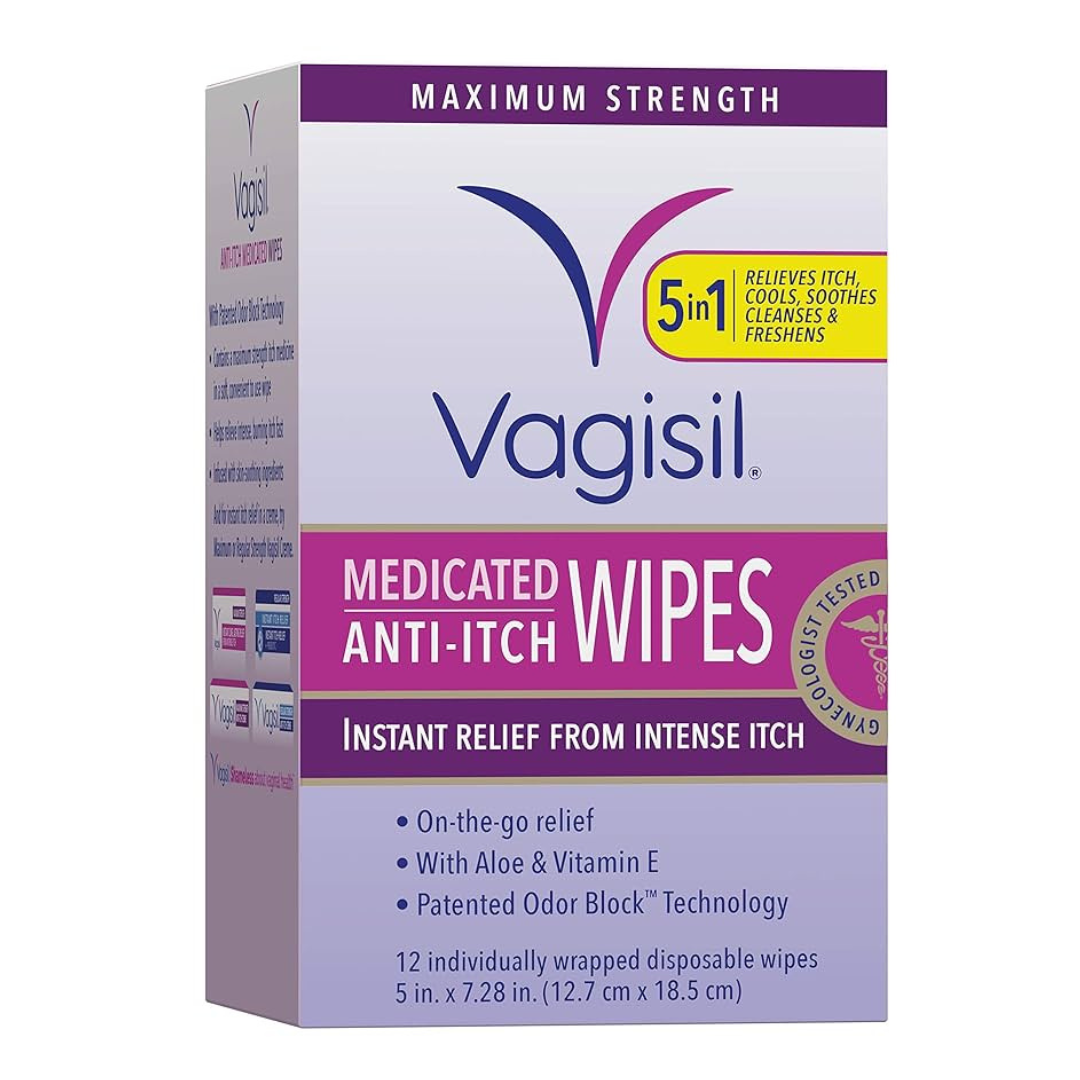 Toallitas íntimas VAGISIL Medicated 12 unidades