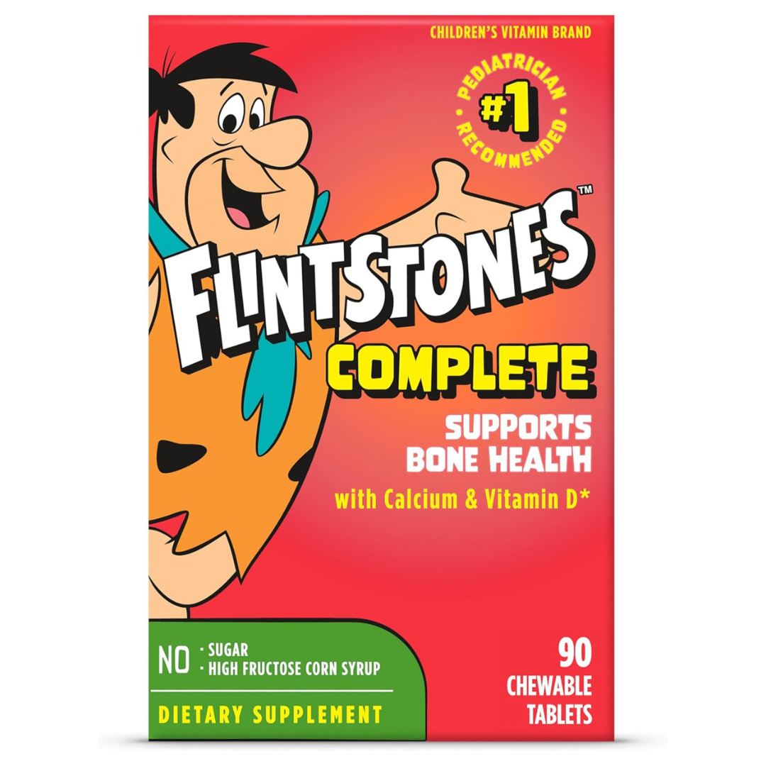 Multivitamínico FLINSTONE Complete 90 tabletas masticables para niños
