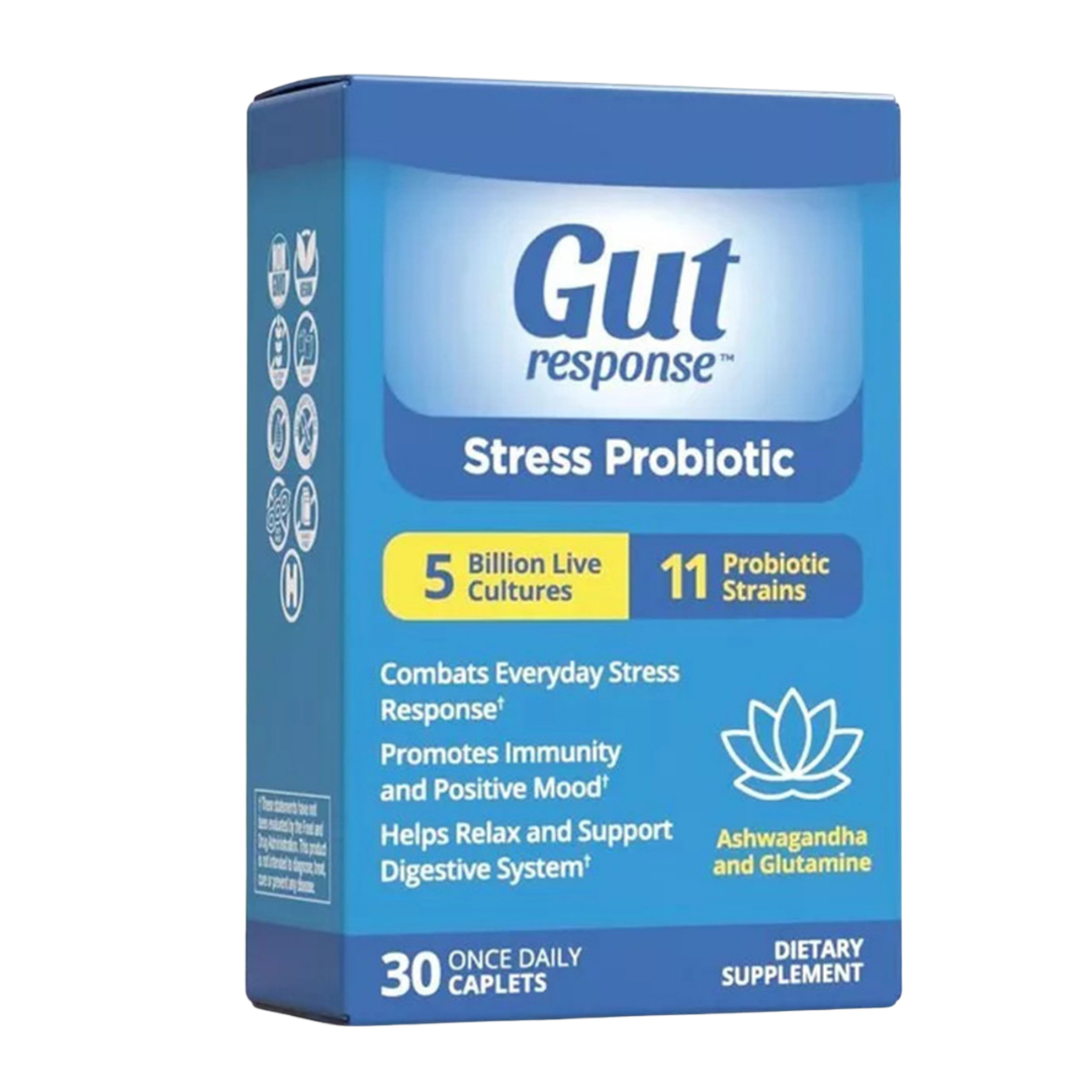 Gut Response probiótico antiestrés 5 mil millones 11 cepas 30 tabletas