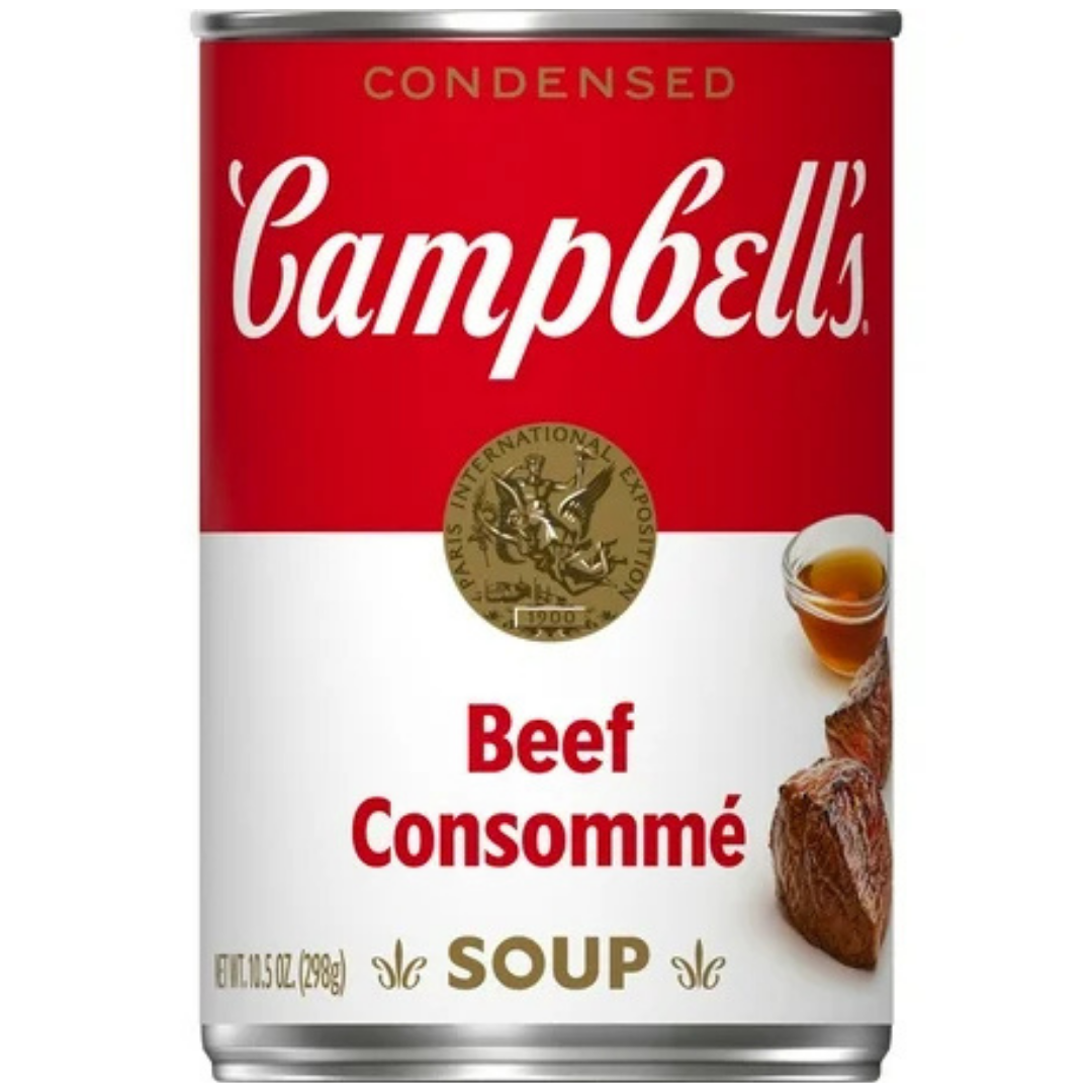Campbell's Beef Consomme Condensed Soup 10.5oz consomé res