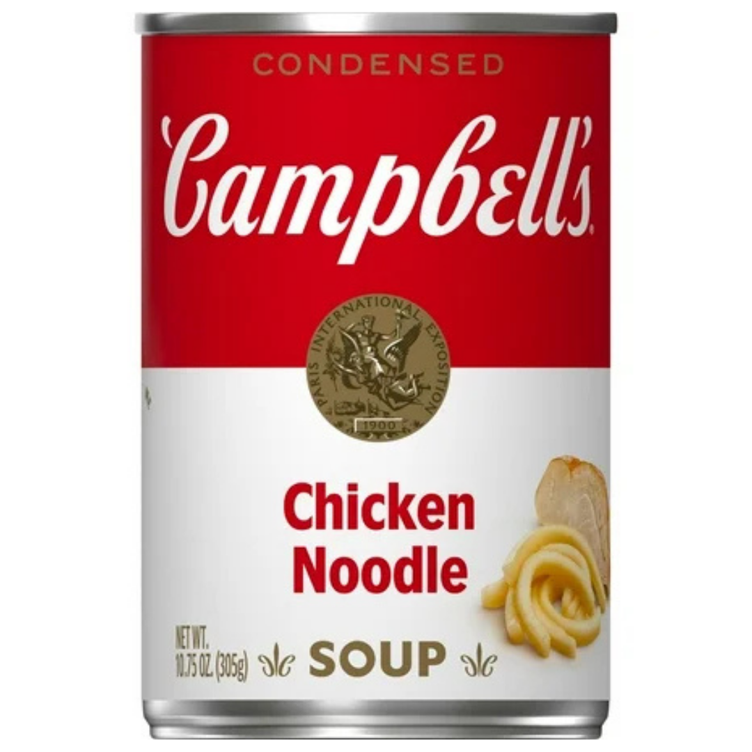 Campbell's Chicken Noodle Condensed Soup 10.75oz sopa pollo fideos