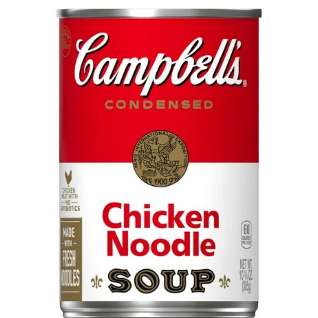 Campbell's Chicken Noodle Condensed Soup 10oz sopa pollo fideos