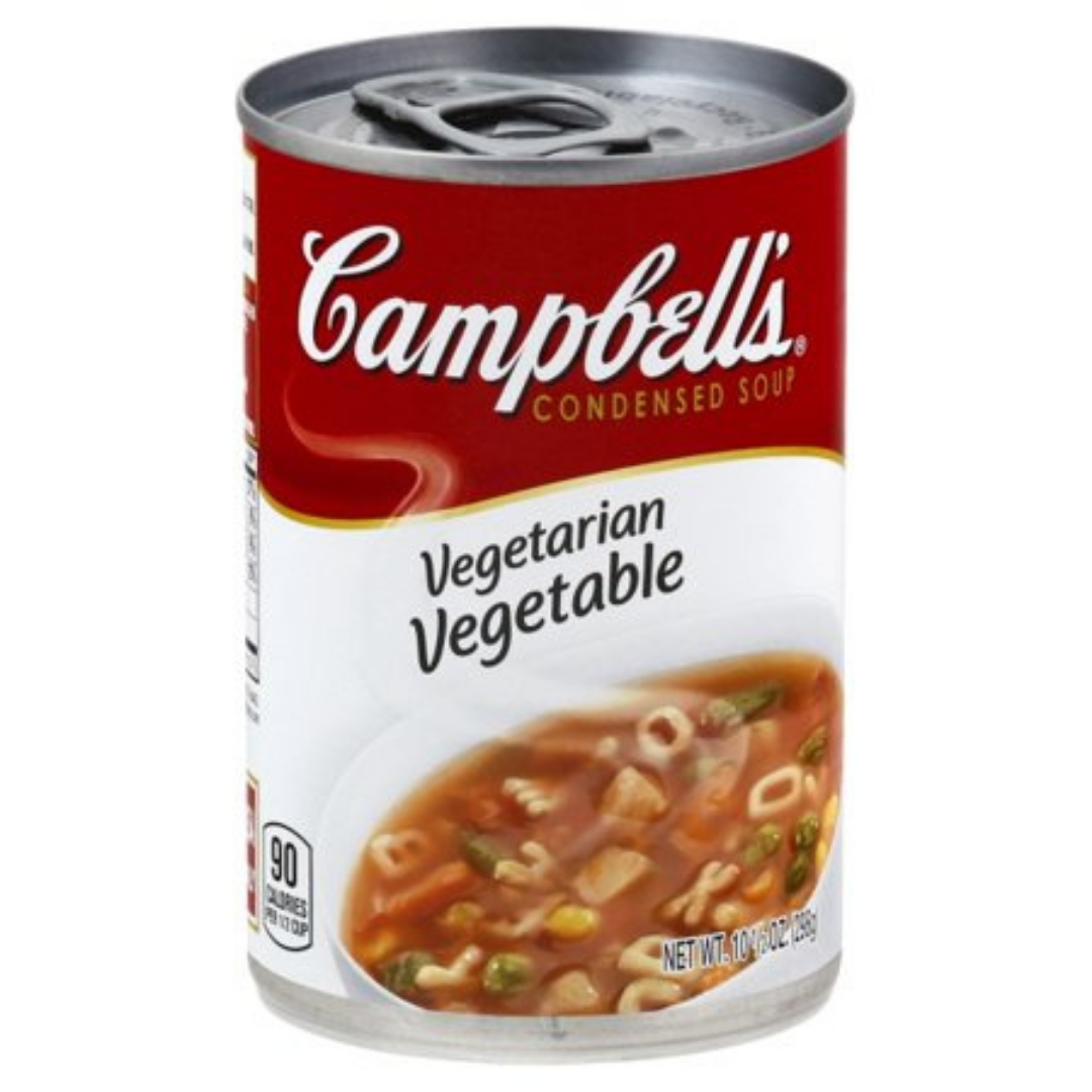 Campbell's Vegetarian Vegetable Condensed Soup 10.5oz sopa vegetariana