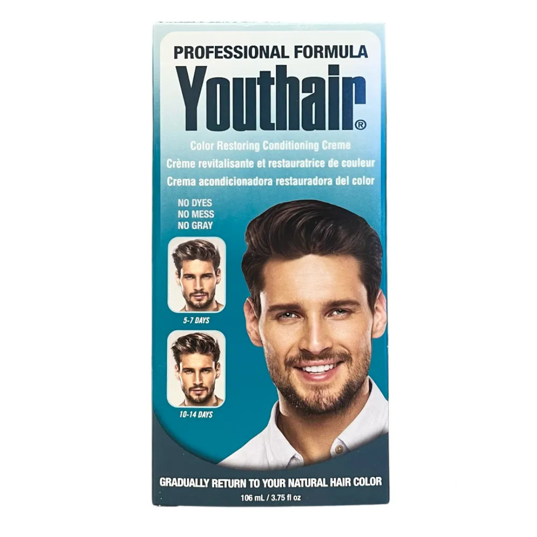 Youthair crema restauradora de color, acondicionadora, 3.75oz.