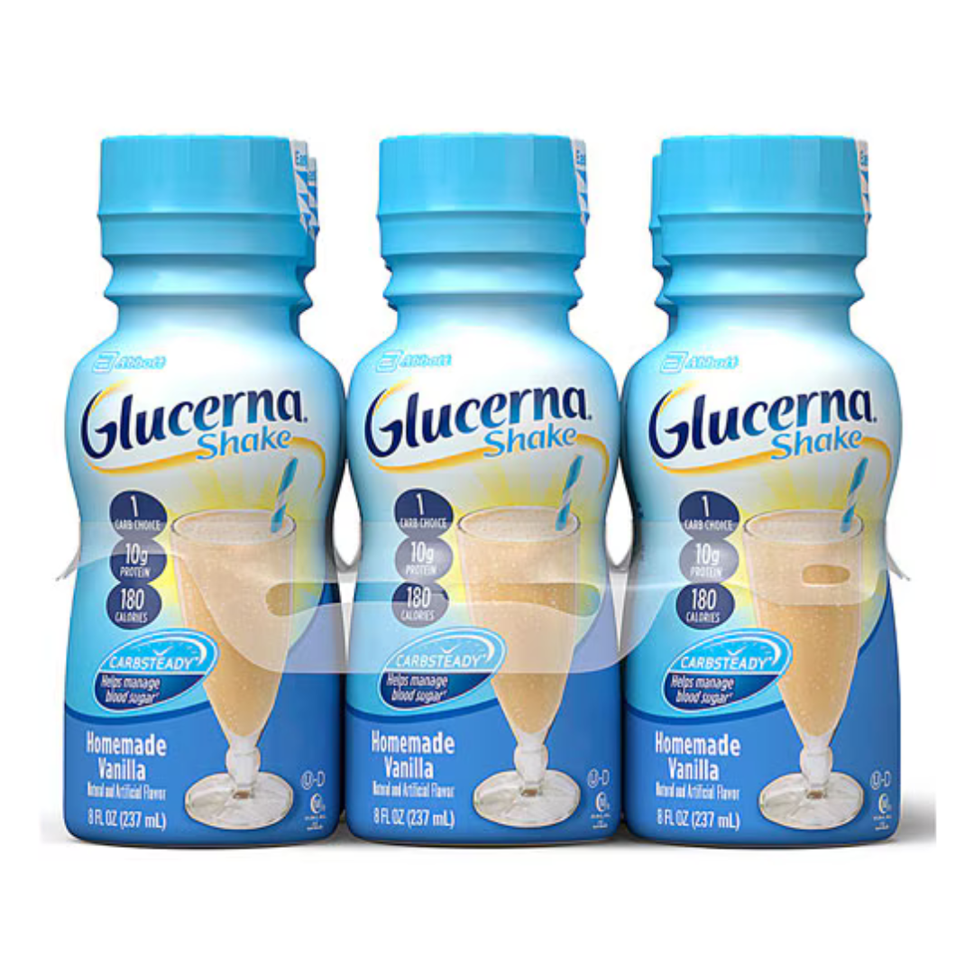 Bebida nutricional GLUCERNA vainilla 6 pack