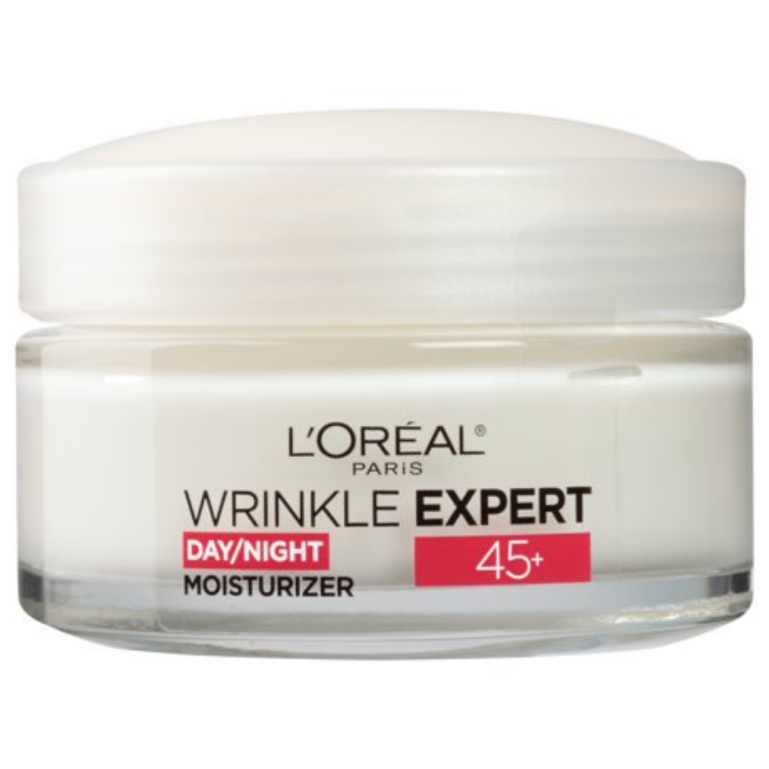 L'Oréal Paris crema Wrinkle Expert 45+ hidratante día y noche 1.7oz
