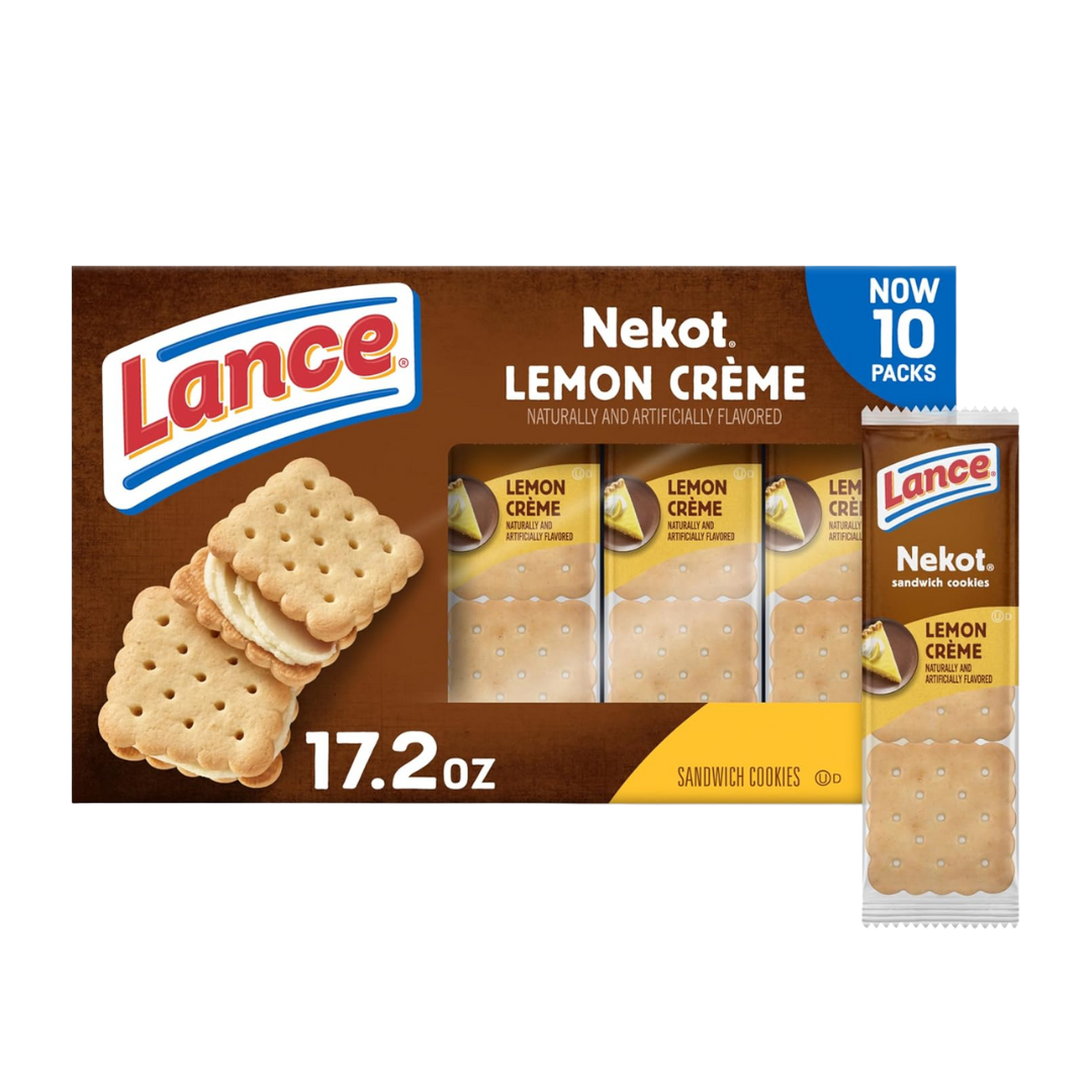 Lance Nekot Lemon Creme galletas rellenas 1.72oz