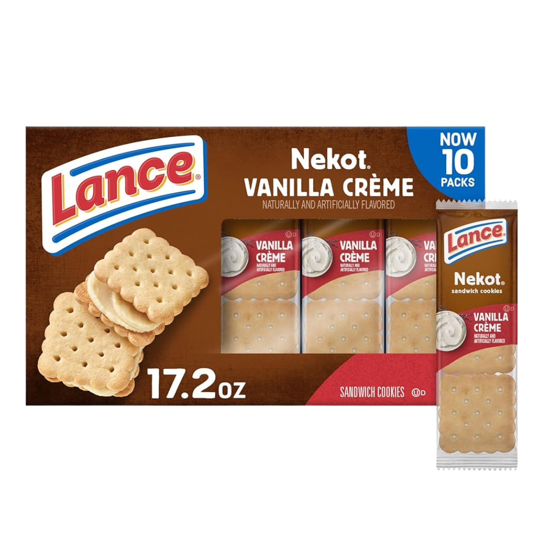 Lance Nekot Vanilla Creme galletas rellenas 1.7oz