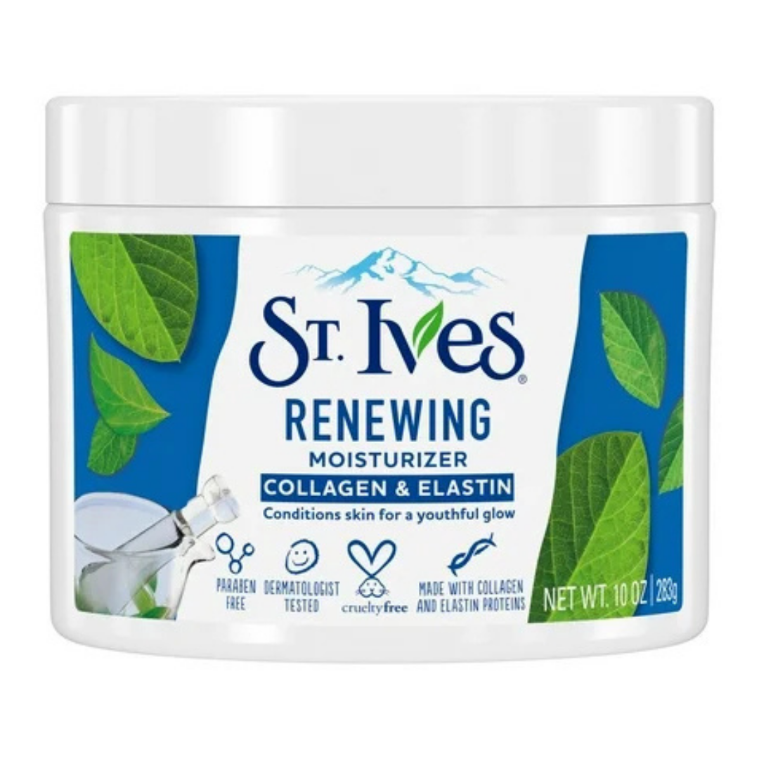 St. Ives Renewing Moisturizer crema colágeno y elastina 10oz