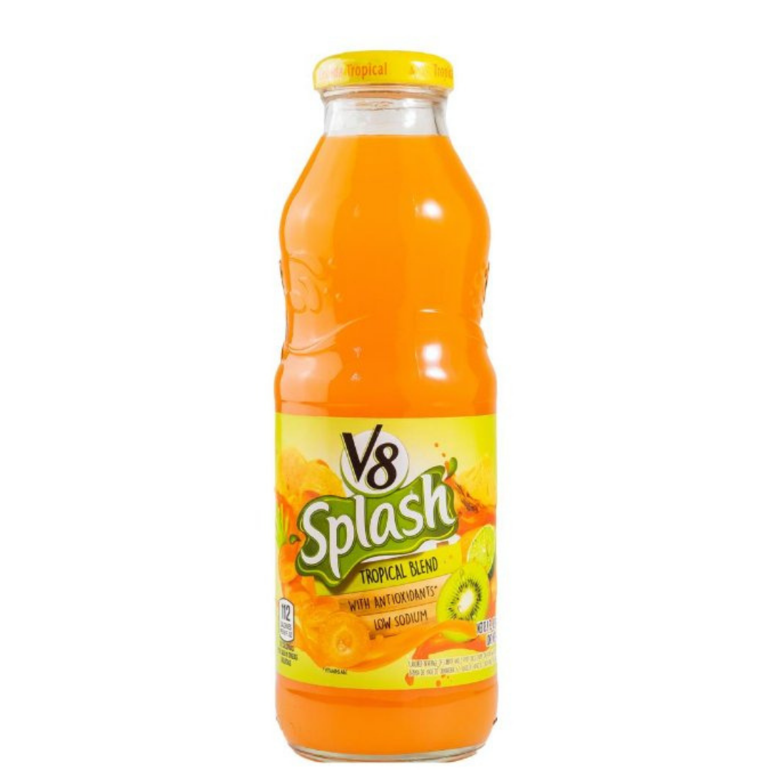 V8 Splash Tropical Blend Juice Beverage 16oz jugo tropical
