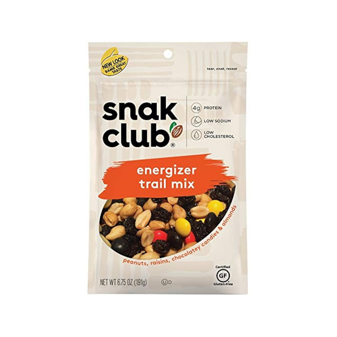 Snack Club Energizer Trail Mix High Protein 2.75oz mezcla frutos secos