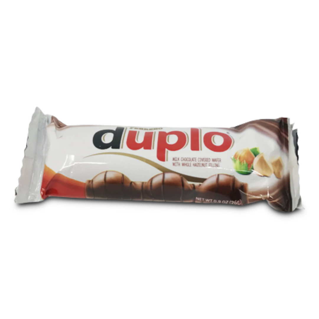 Duplo barra wafer chocolate avellana 0.9oz Ferrero