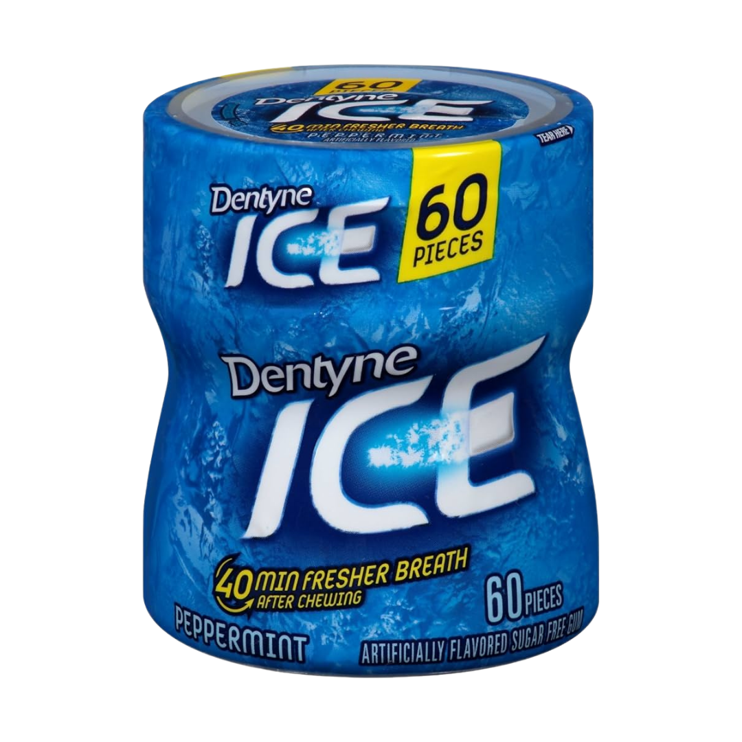 Dentyne Ice Peppermint Sugar Free Gum 60pcs chicle sin azúcar menta