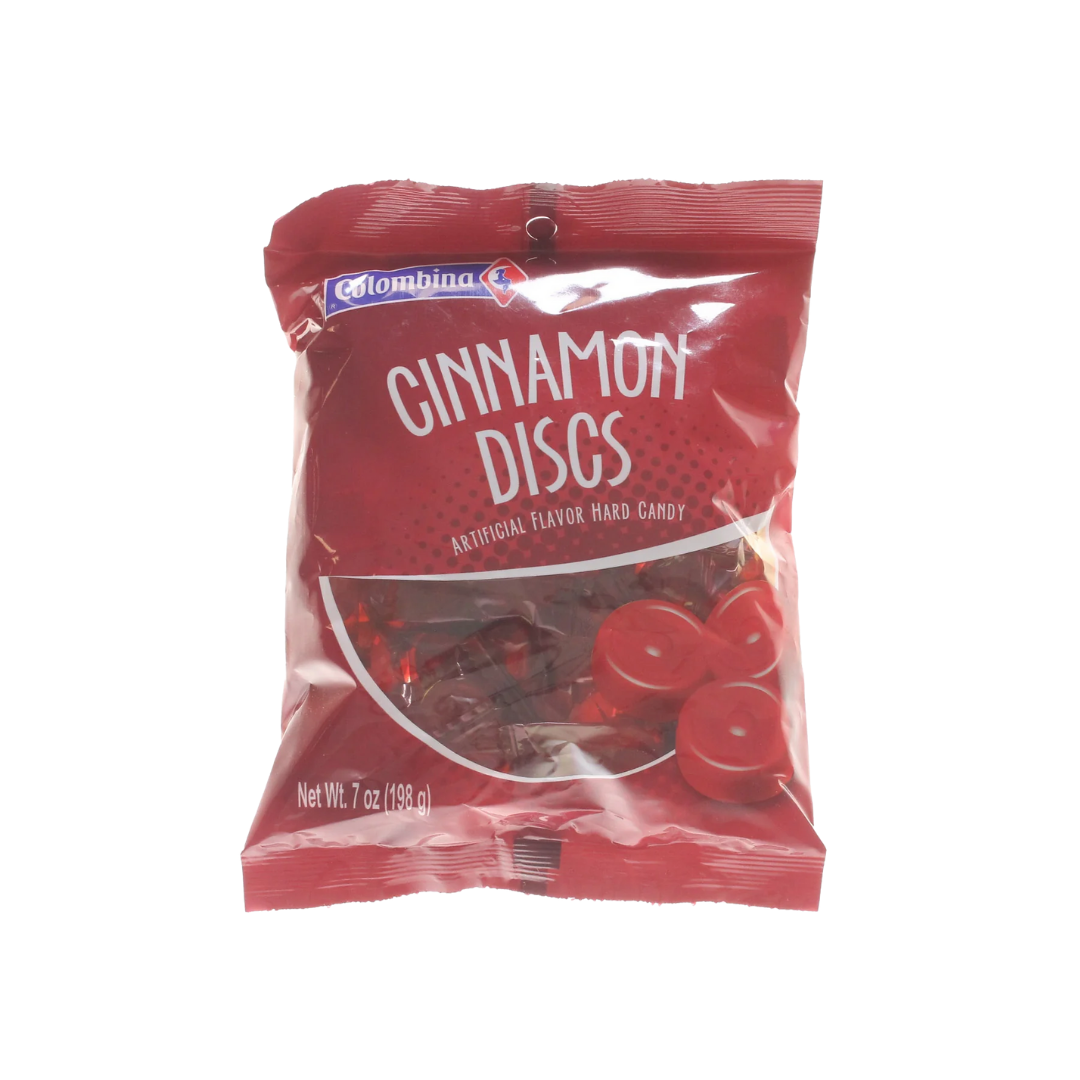 Colombina Cinnamon Hard Candy Bag 7oz caramelos duros canela