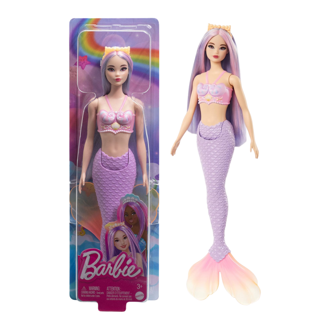 Barbie Dreamtopia Mermaid Doll muñeca sirena pelo morado y cola rosa