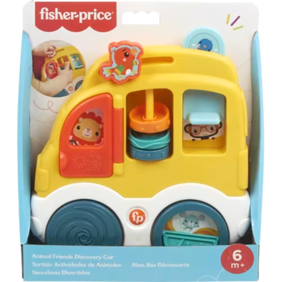Fisher-Price Animal Friends Discovery Car juguete educativo bebé