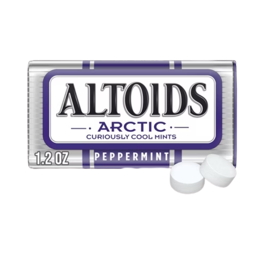 Altoids Arctic Peppermint Mints 1.2oz pastillas menta fuerte