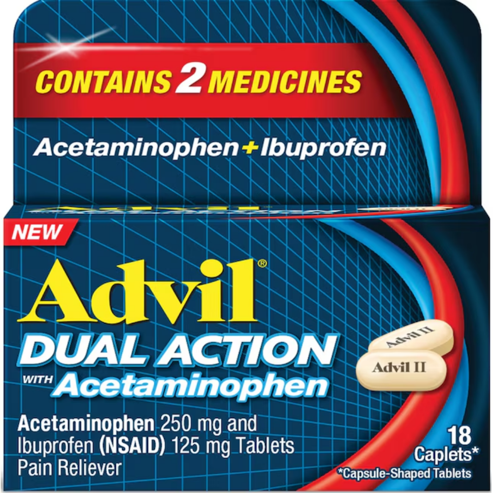 Advil Dual Action with Acetaminophen (18 ct)