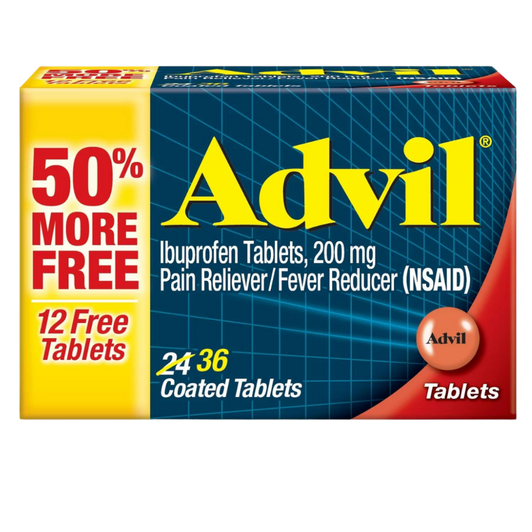 Advil tabletas recubiertas ibuprofeno 36 unidades