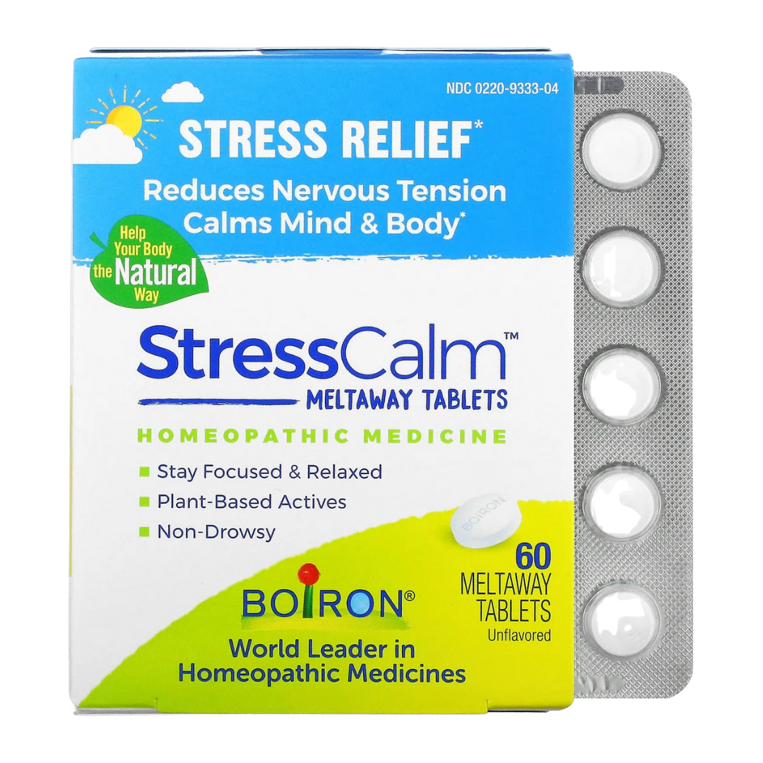 Boiron StressCalm tabletas homeopáticas para alivio del estrés 60 unidades