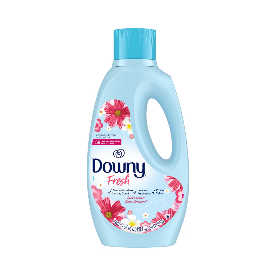 Suavizante Downy Sweet Summer botella de 50 onzas