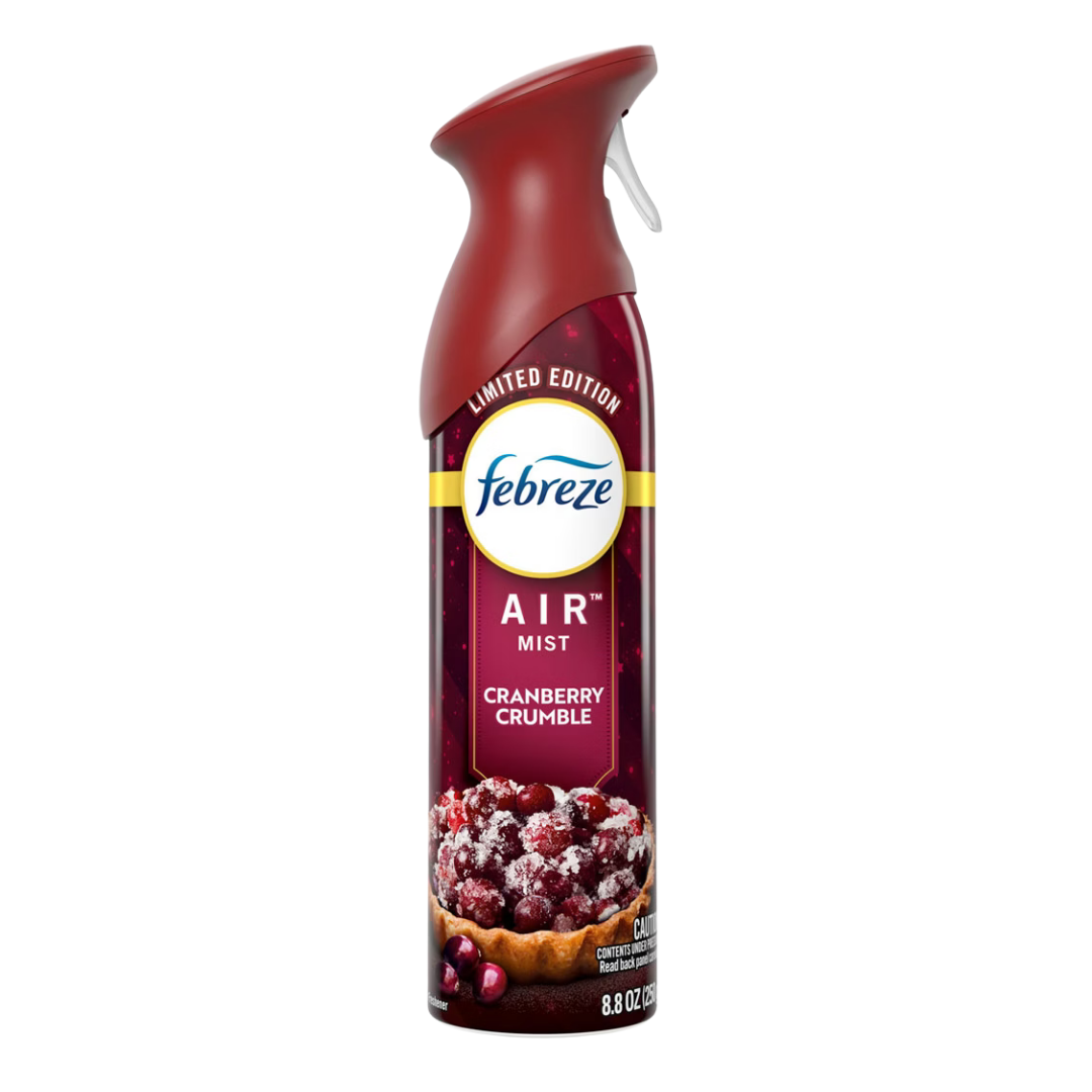 Aerosol Febreze AIR Mist edición limitada Cranberry Crumble 8.8oz