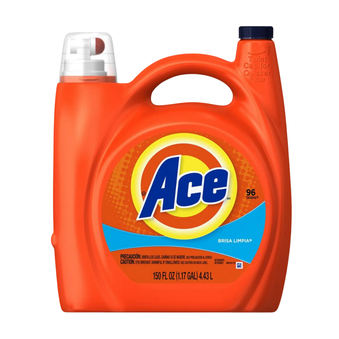 Ace detergente líquido Brisa Limpia 154oz