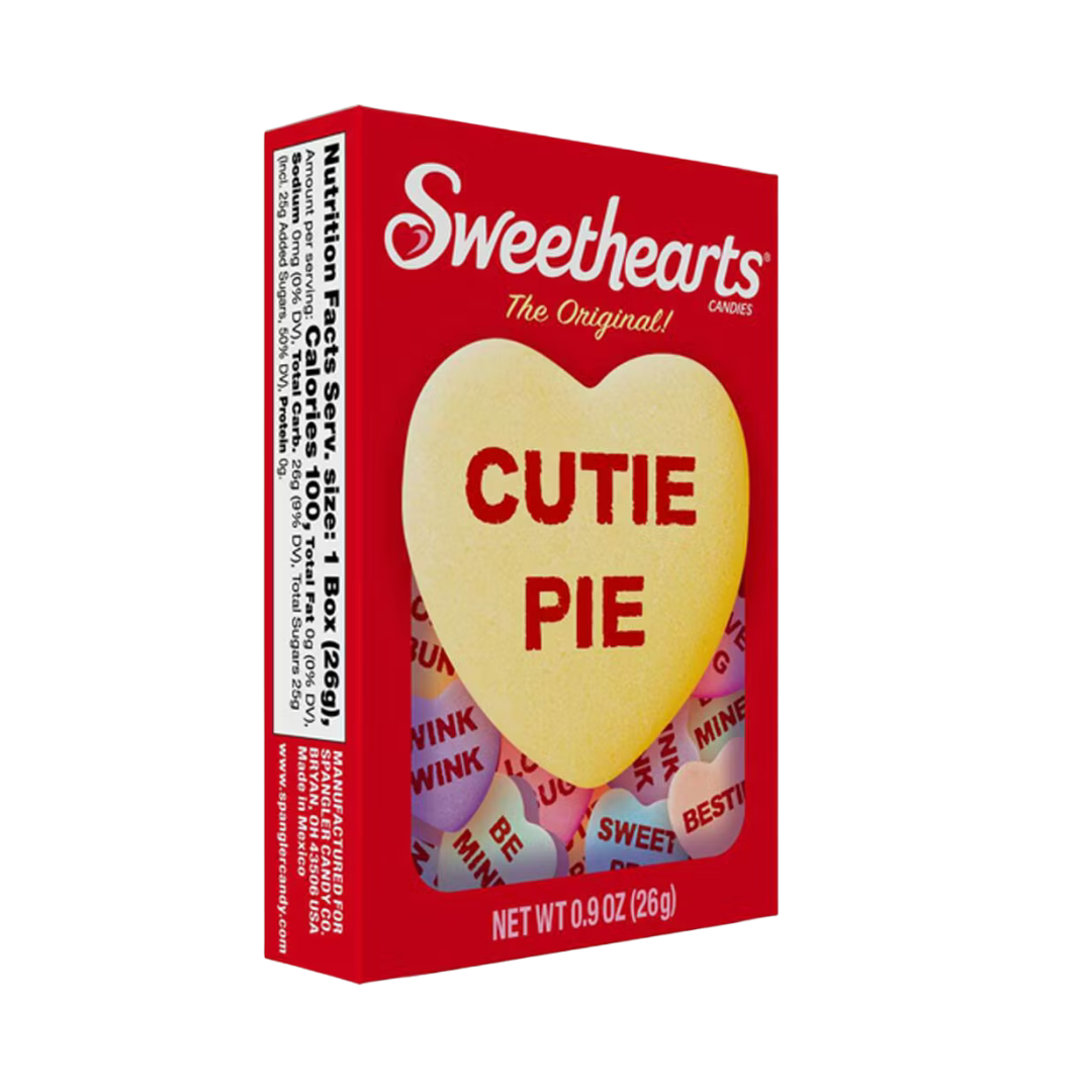 Caja de dulces Sweethearts Conversation Hearts 0.9oz