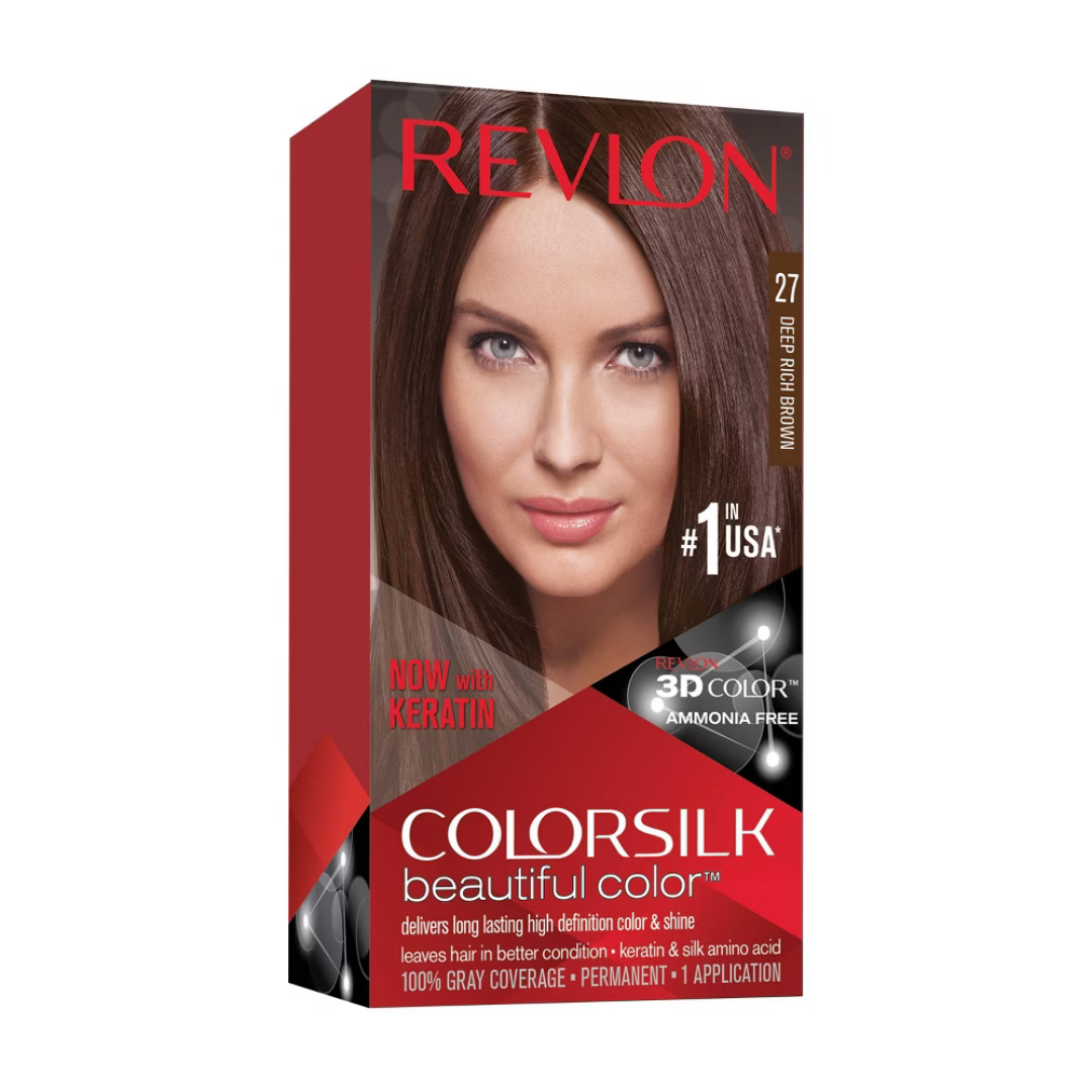 Revlon Colorsilk Tinte 27 Deep Rich Brown castaño oscuro profundo