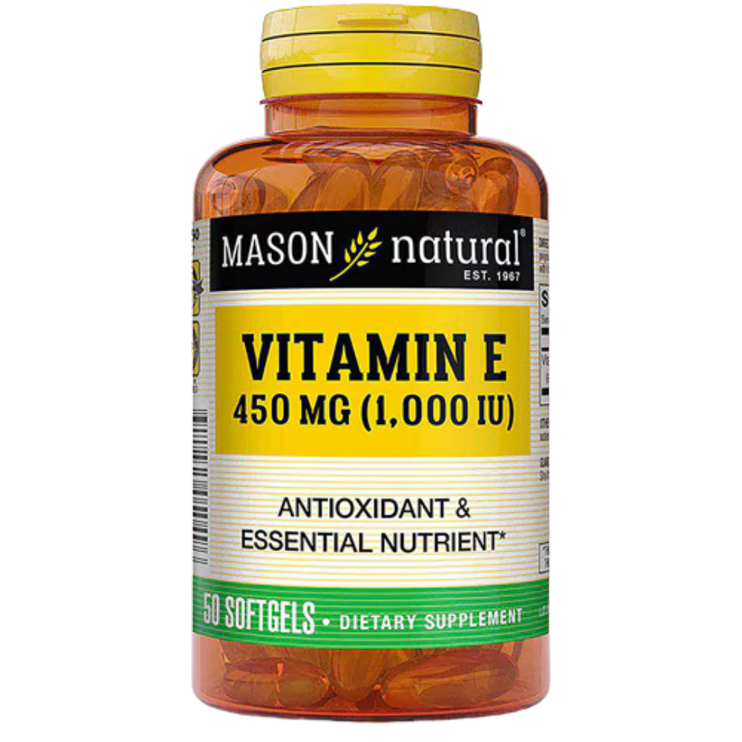 Mason Natural Vitamin E 1000 IU 50 softgels antioxidante vitamina e