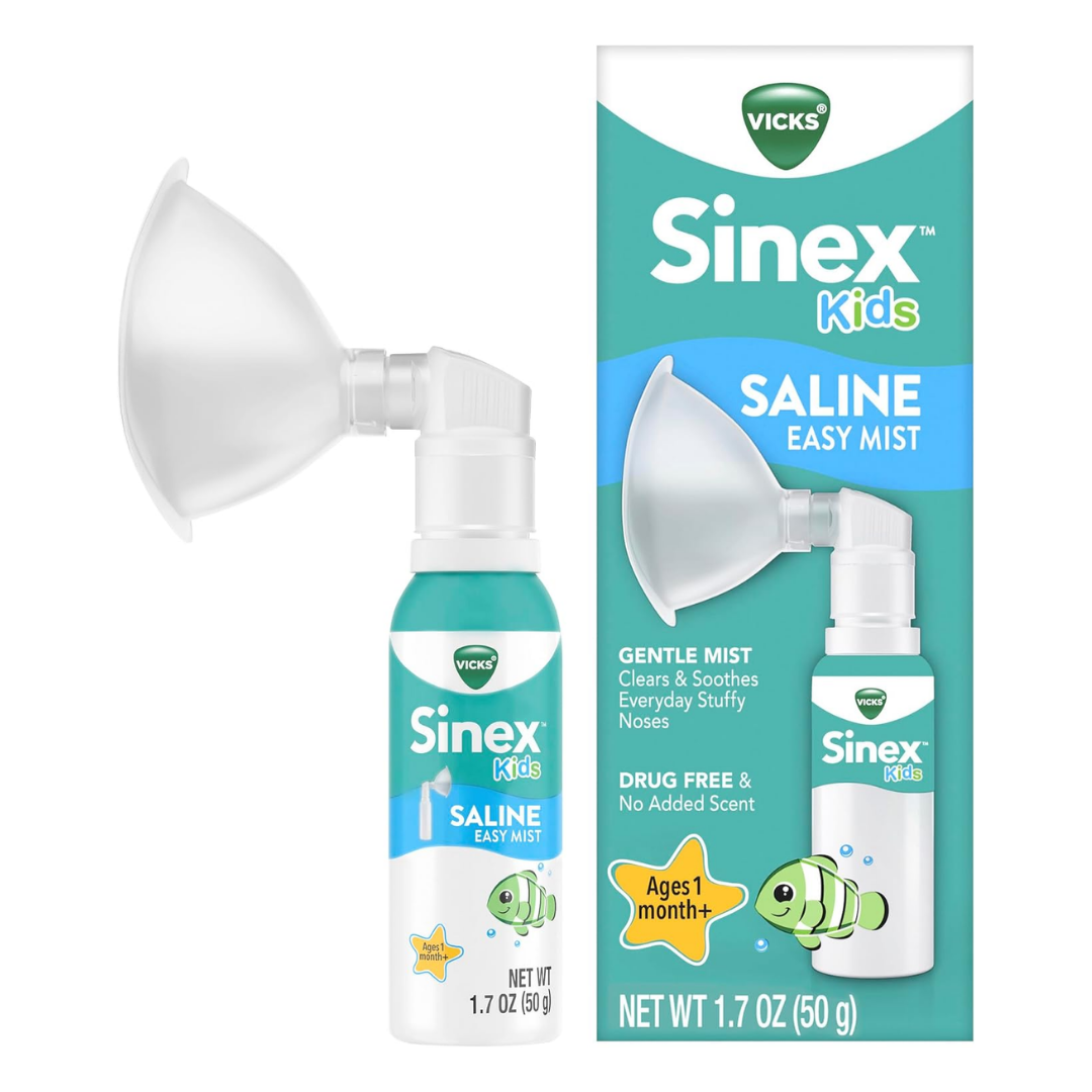 Vicks Sinex Kids spray nasal salina 1.7oz