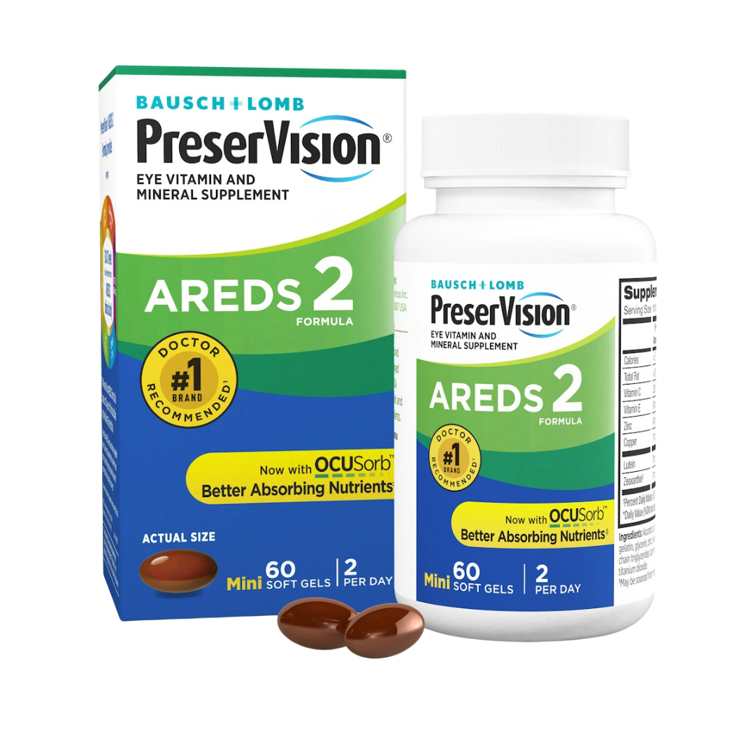 Suplemento vitamínico para los ojos Bausch + Lomb PreserVision AREDS 2 60 unidades