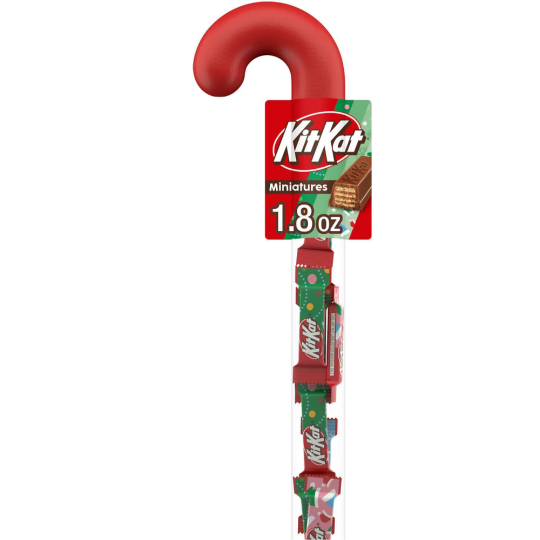 Kit Kat Miniatures bastón navidad chocolates oblea 1.8oz