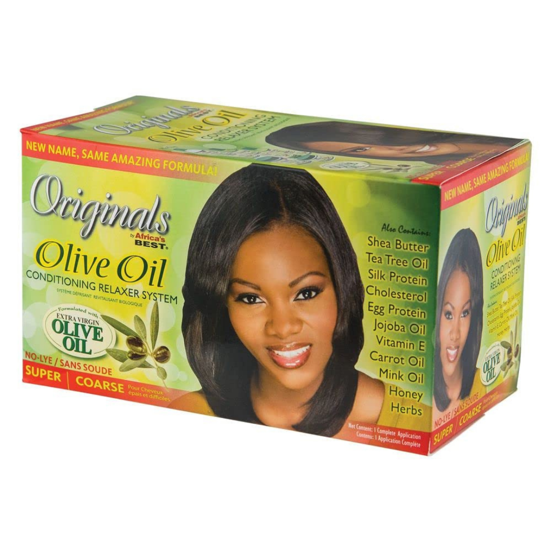 Africa's Best Originals Olive Oil Relaxer Regular alisadora cabello aceite oliva