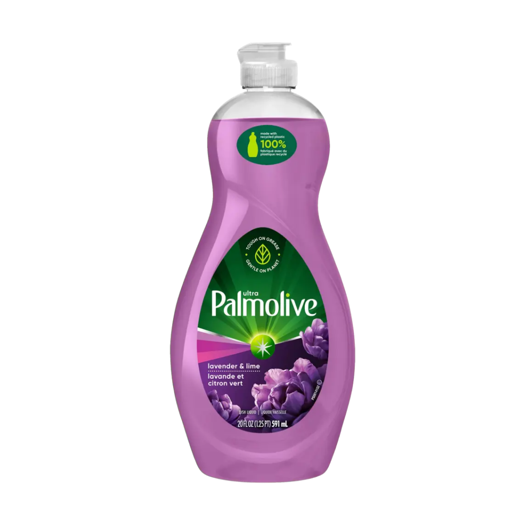 Jabón líquido Palmolive Ultra Lavanda y Lima botella de 20oz.