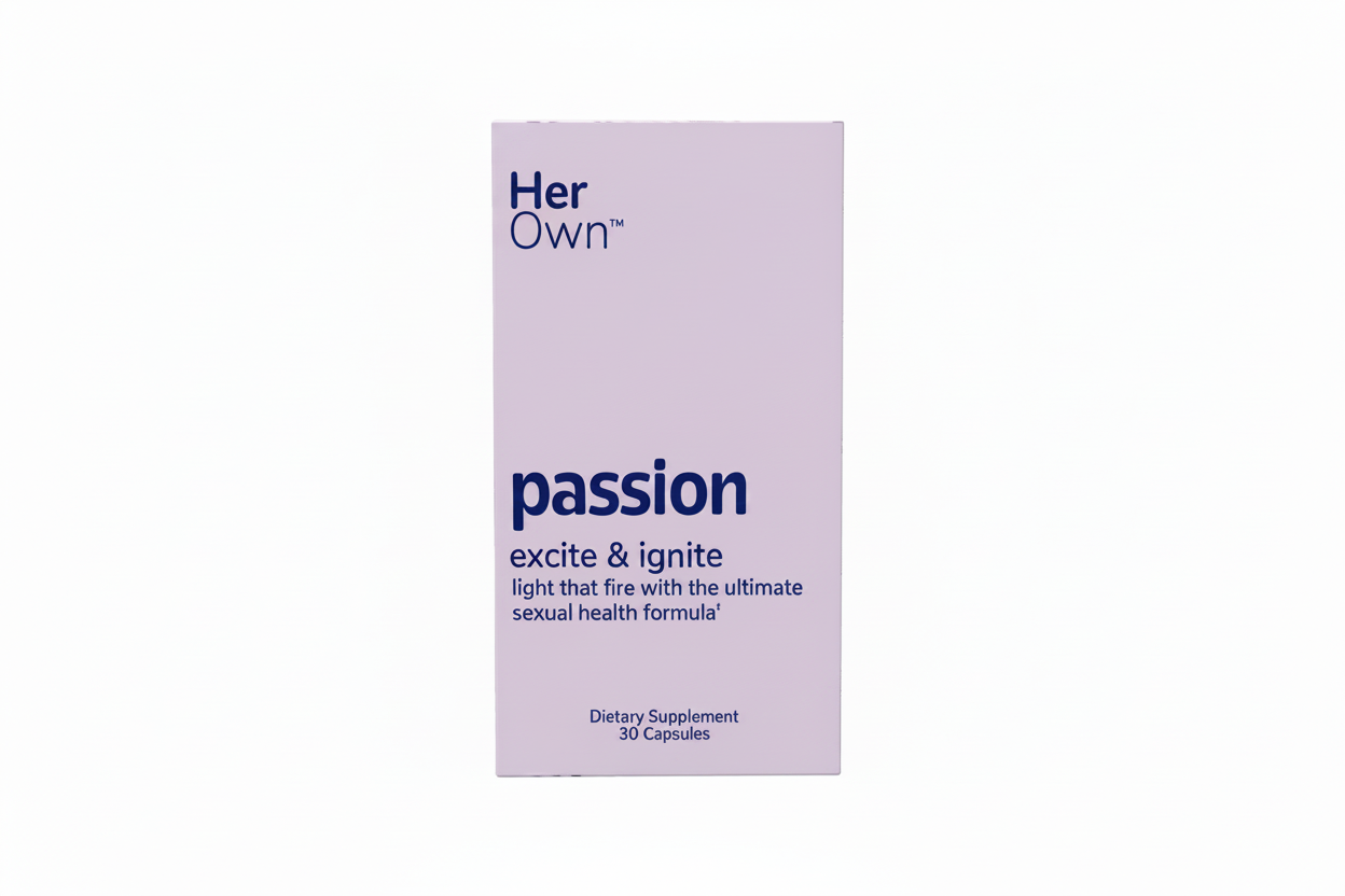 Suplemento Her Own Passion para la salud sexual femenina 30 cápsulas.