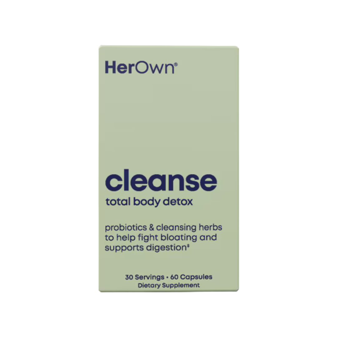 HerOwn Cleanse Total Body Detox cápsulas con probióticos 60ct
