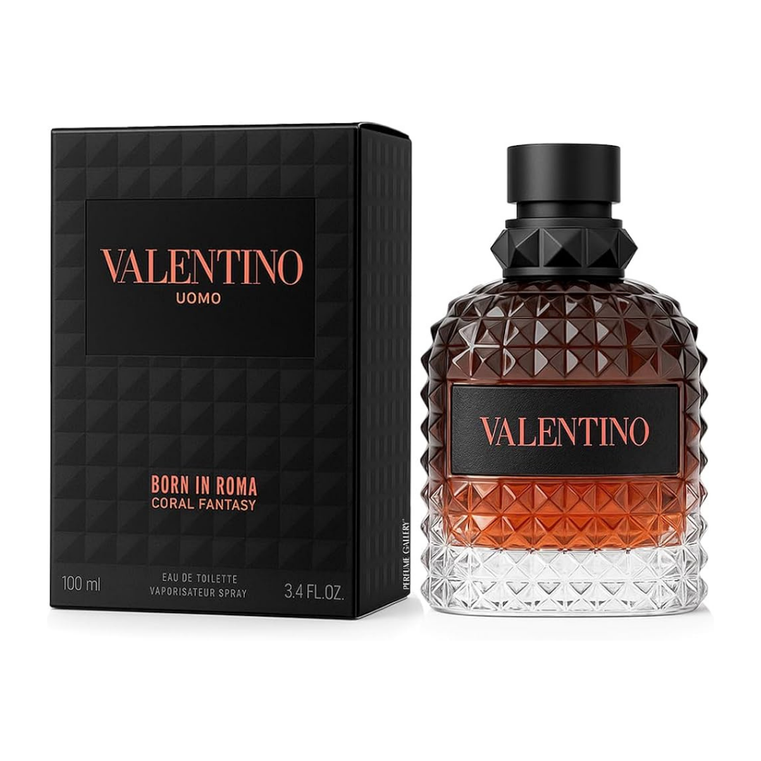 Perfume para hombre Valentino Born In Roma Coral Fantasy de 100ml.