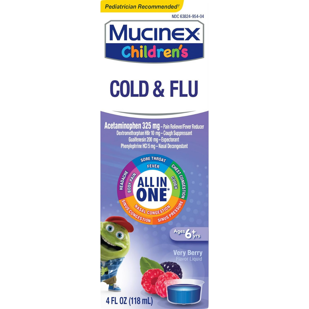 Mucinex Children’s Multi-Symptom Cold jarabe 4oz