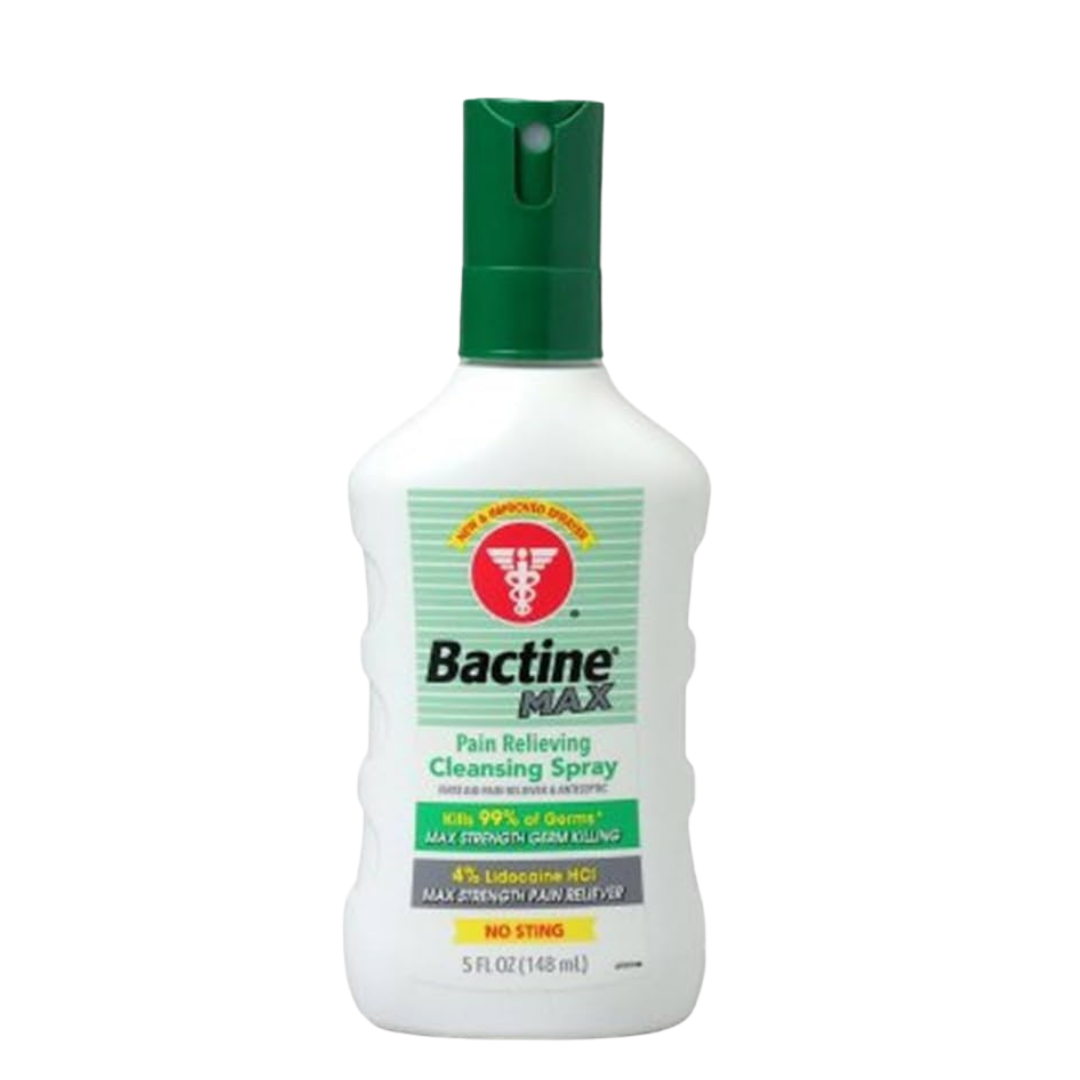 Bactine Max Cleansing Spray 5oz antiséptico con lidocaína
