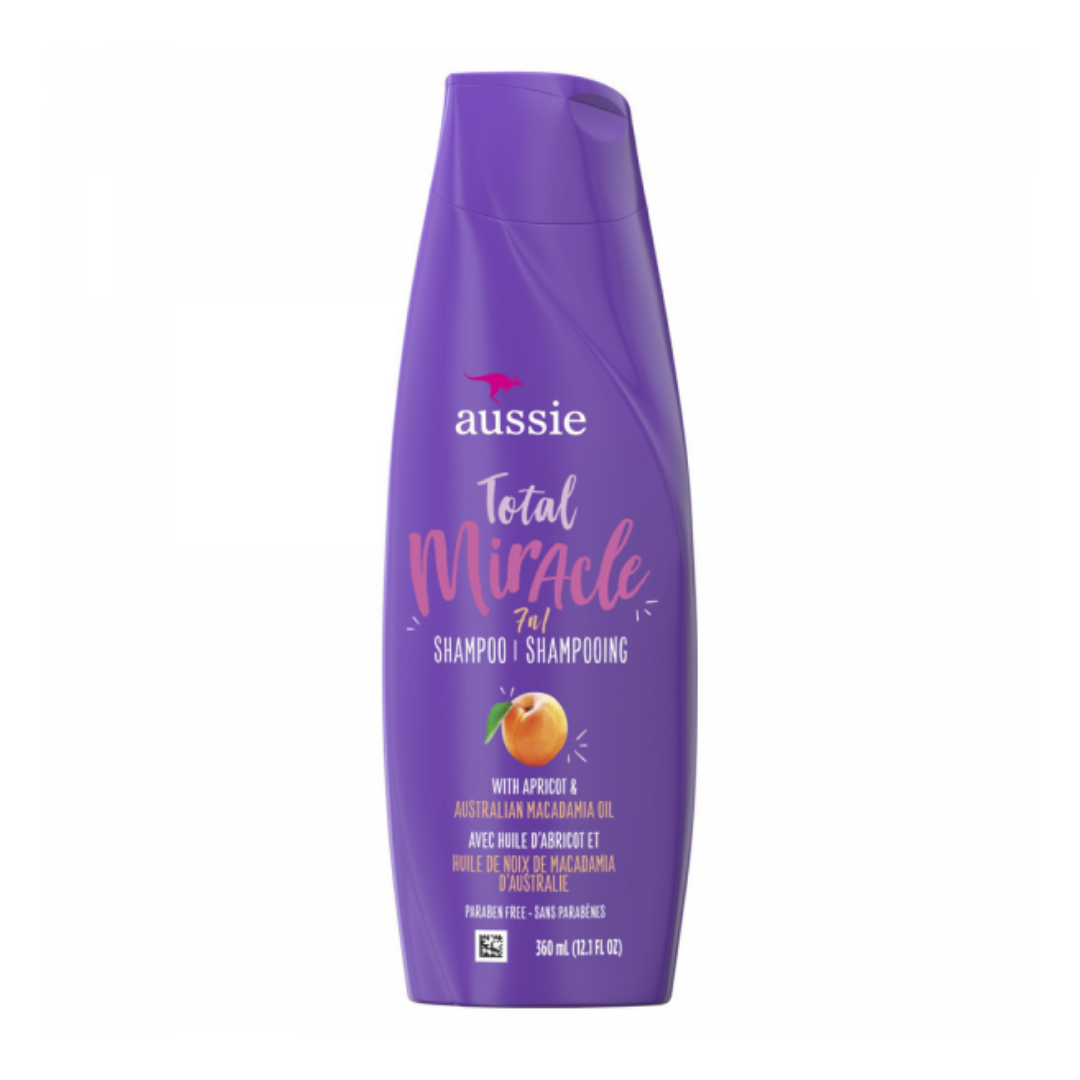 Champú Aussie Total Miracle 7n1 con aceite de macadamia 12.1oz