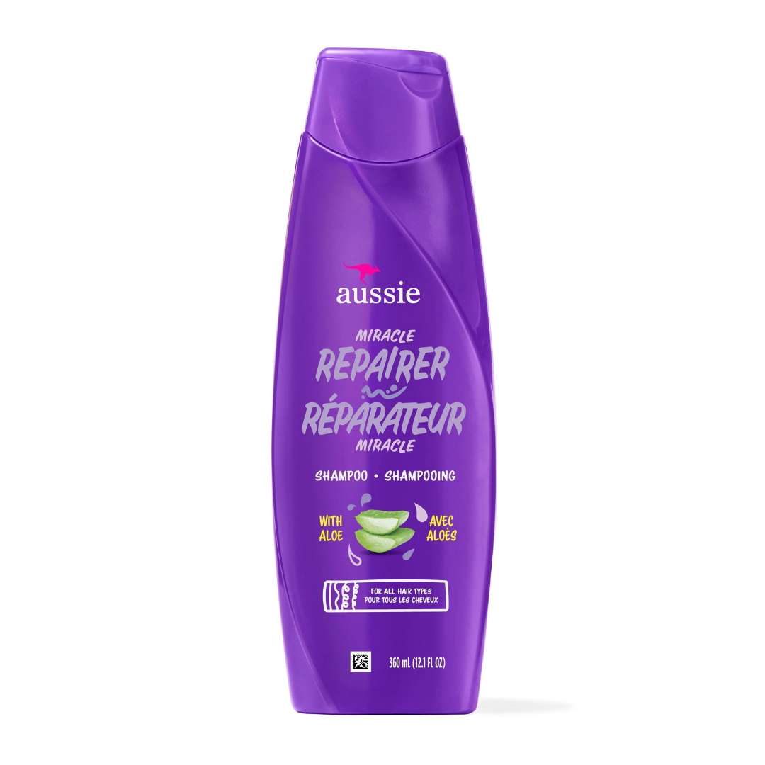 Champú Aussie Miracle Repairer con Aloe para cabello dañado 12.1oz
