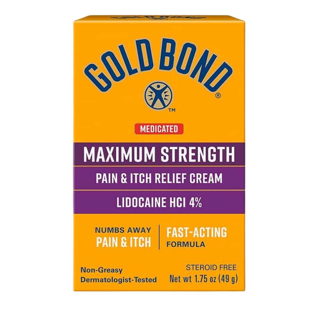 Gold Bond Lidocaine Cream 1.75oz alivio dolor máxima fuerza