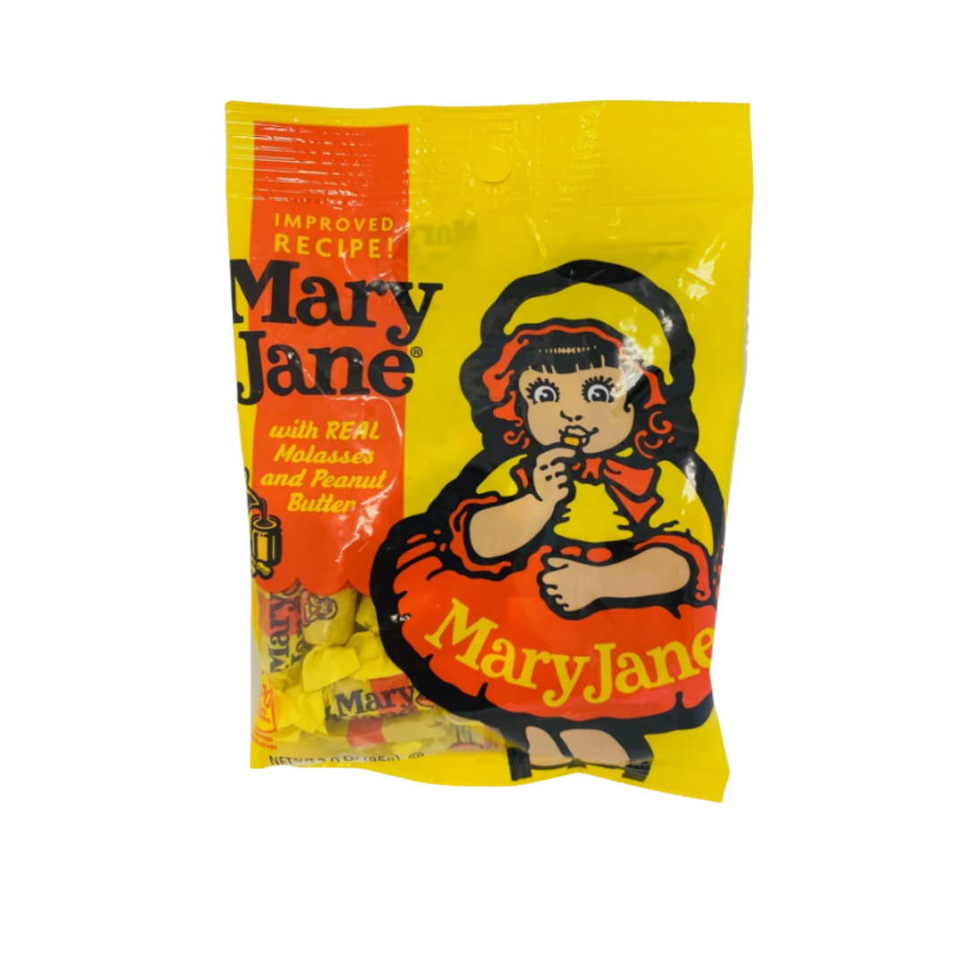 Atkinson Mary Jane Peanut Butter Candy 3oz caramelo clásico