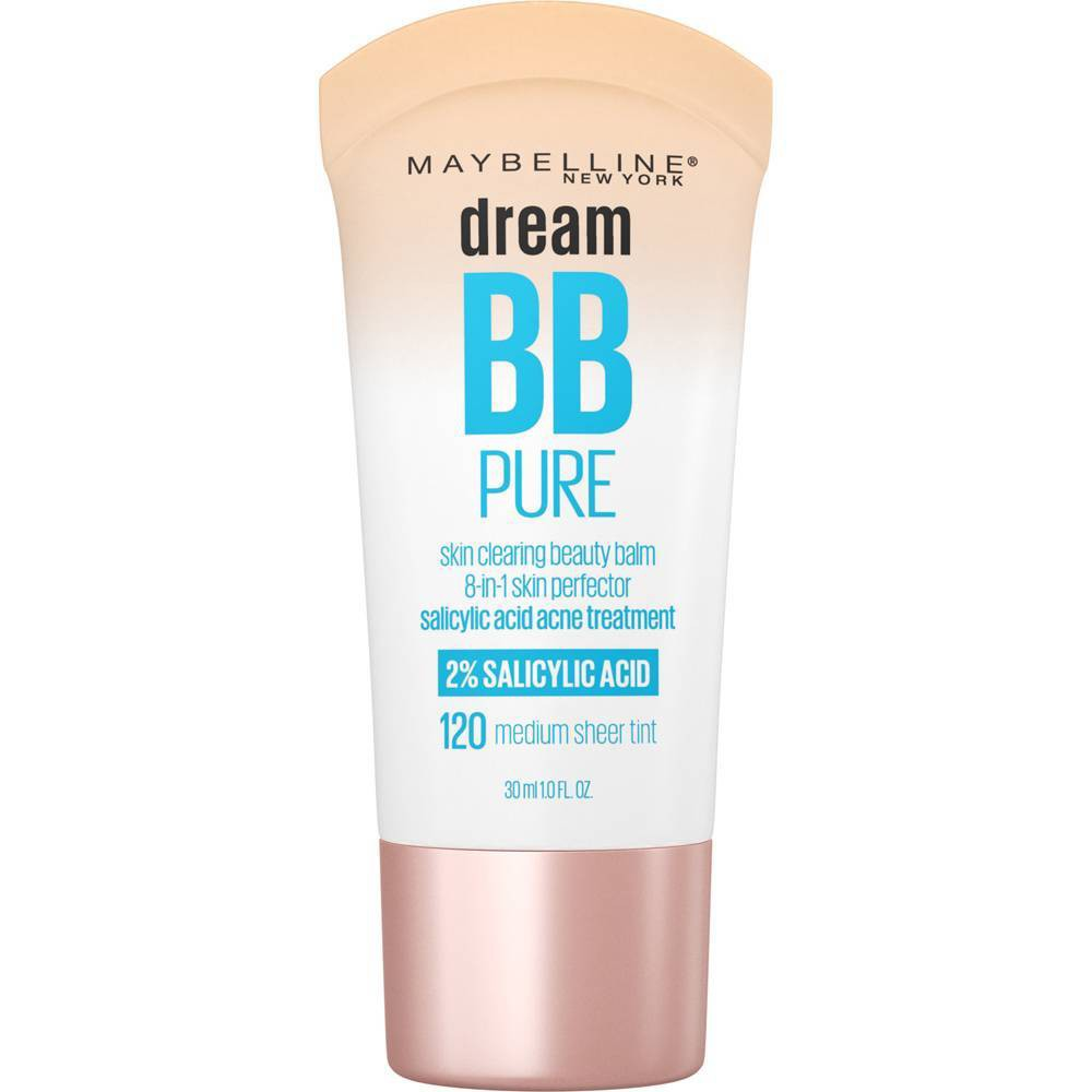 Maybelline Dream Pure BB Cream (120 Medium, 1 fl oz)