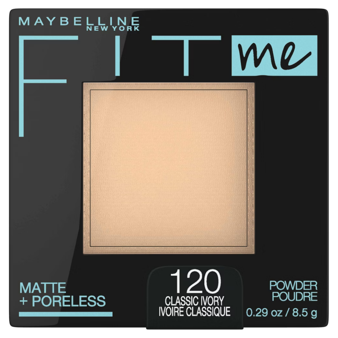 Maybelline Fit Me Matte Poreless Powder Classic Ivory 120 0.29oz polvo mate