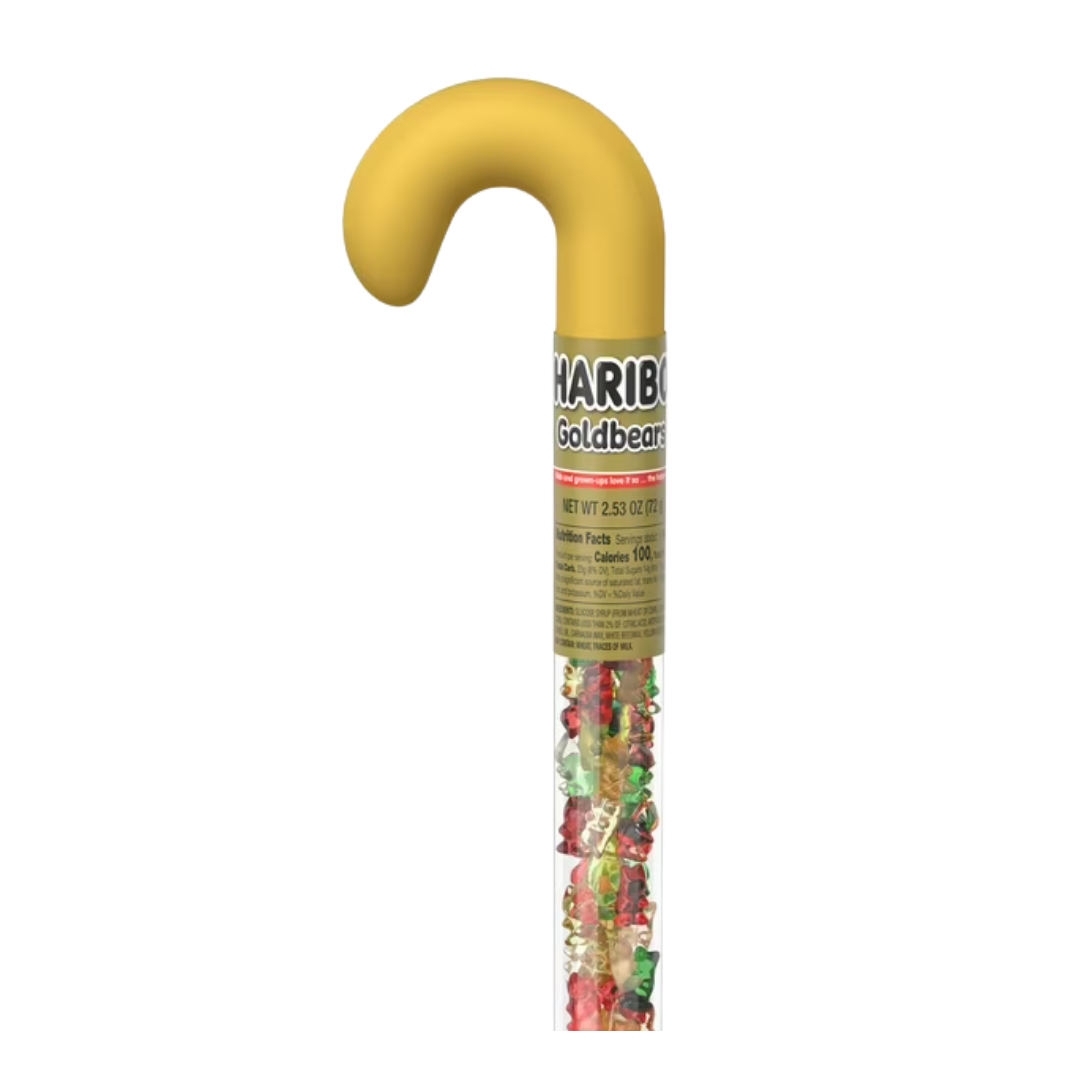 Bastón de gomitas Haribo Goldbears edición San Valentín 2.53oz.