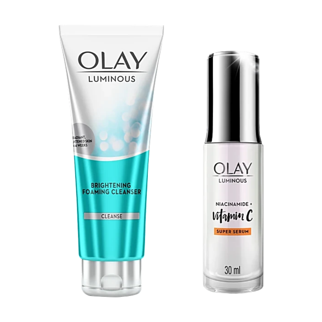 Set Olay Luminous con Limpiadora y Suero de Vitamina C y Niacinamida