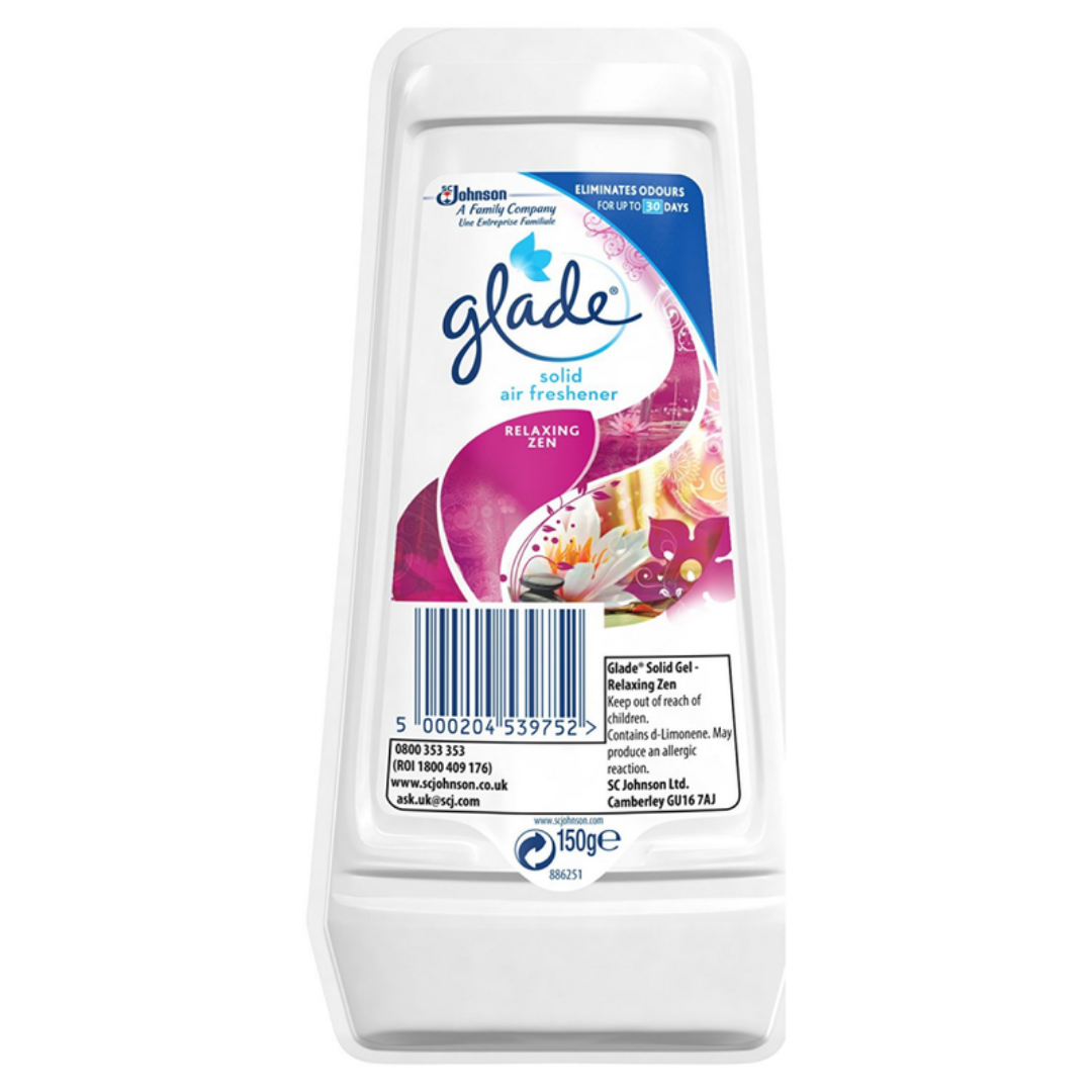 Glade Solid Air Freshener Relaxing Zen 150g ambientador zen